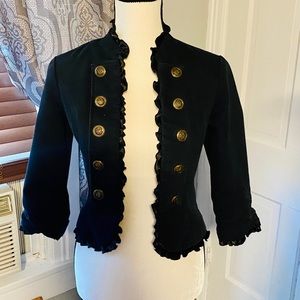 Cropped Military Blazer